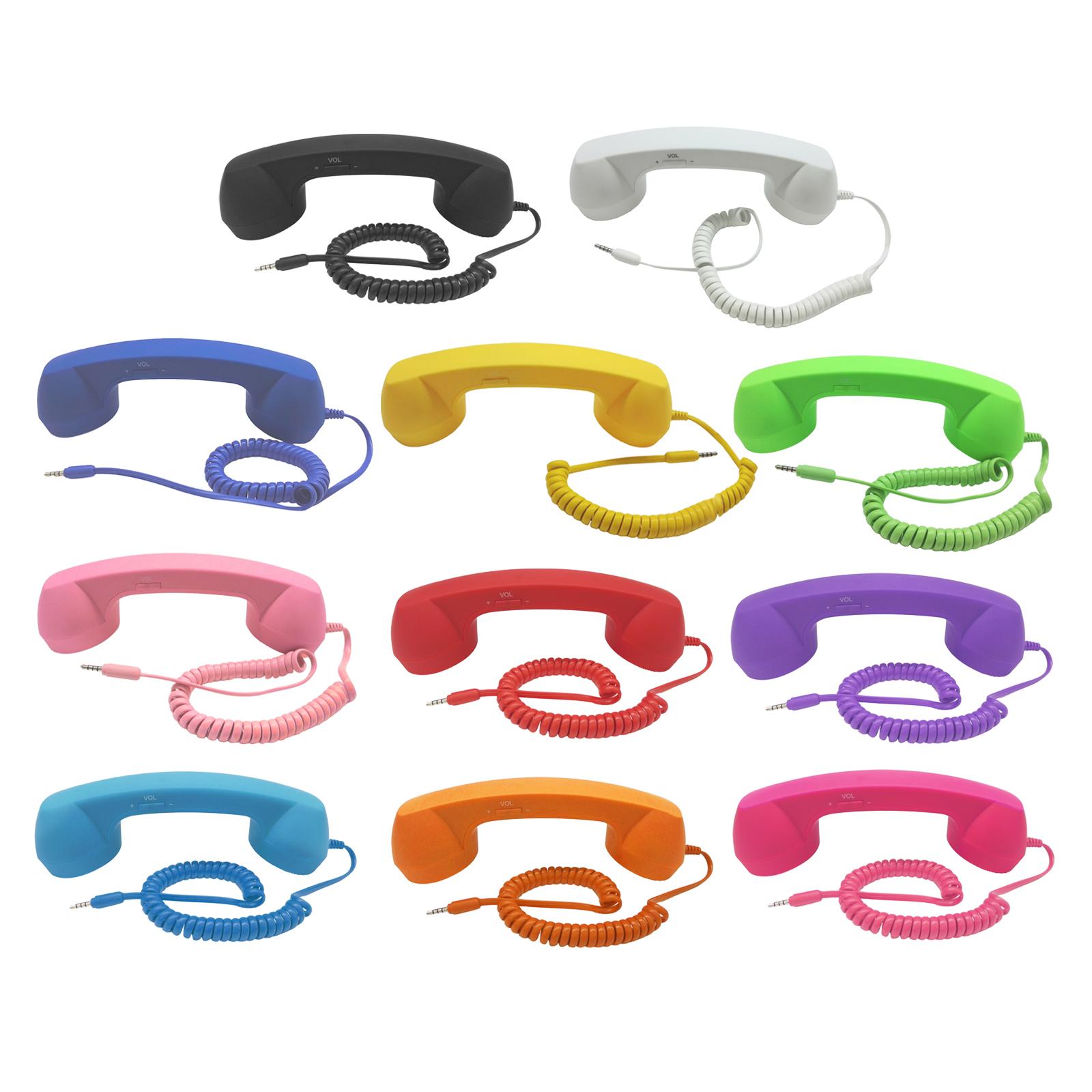 Retro Handset Phone - Retro Telephone Handset 3.5mm, Stylish Mini
