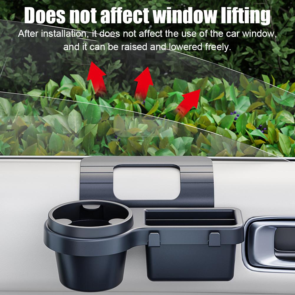 Phone Accessories Organizer - Car Door Cup Holder Window Drink