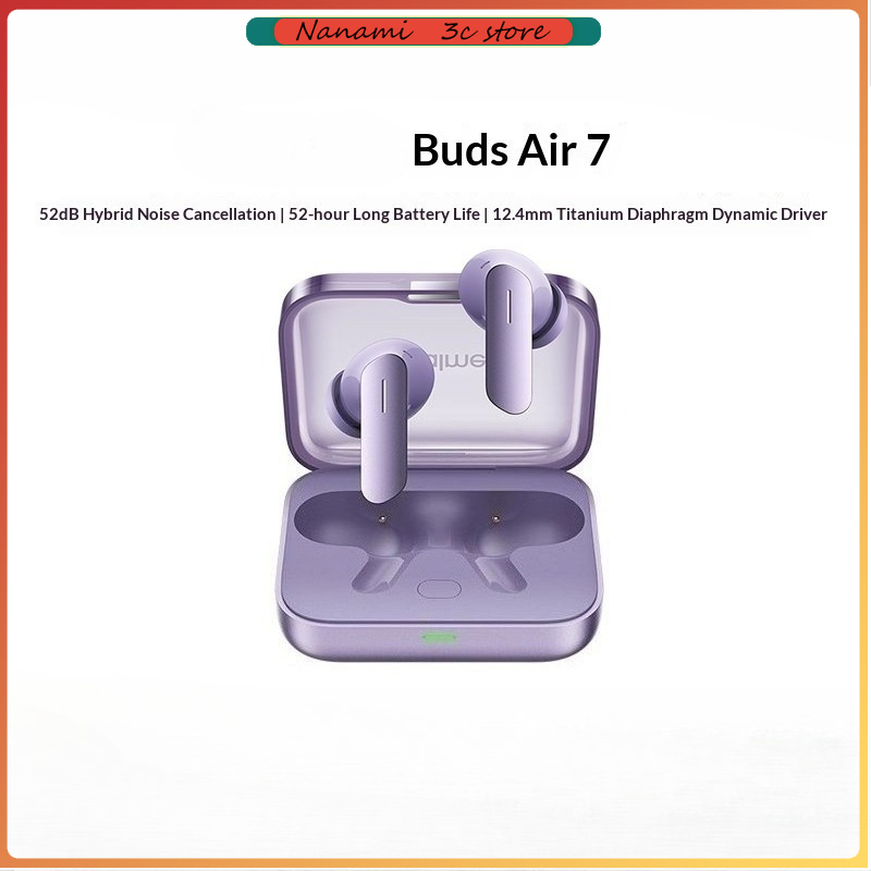 Bluetooth Earphone Tws - Original realme Buds Air 7 52dB