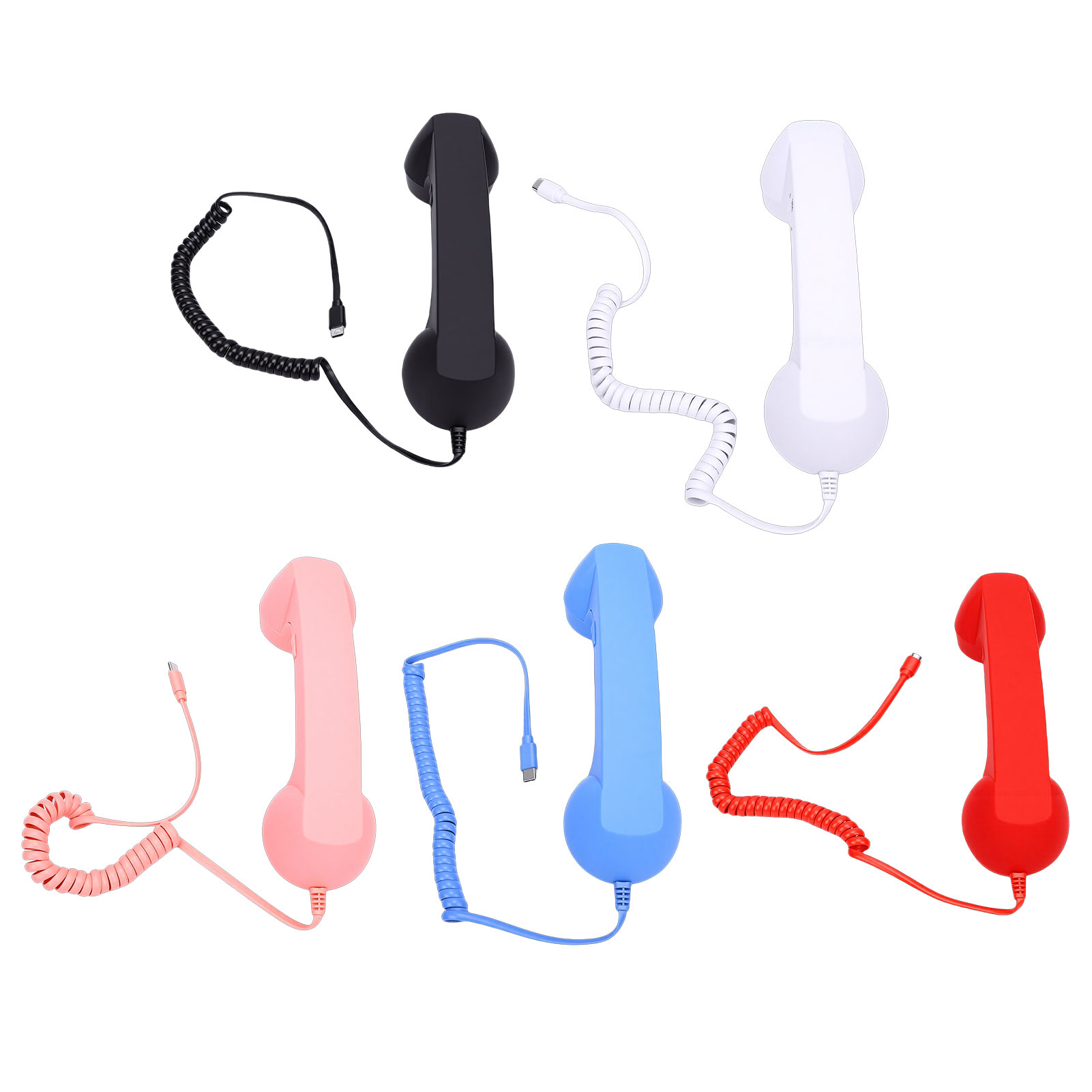 Retro Handset Phone - Retro Phone Handset Type C Wired