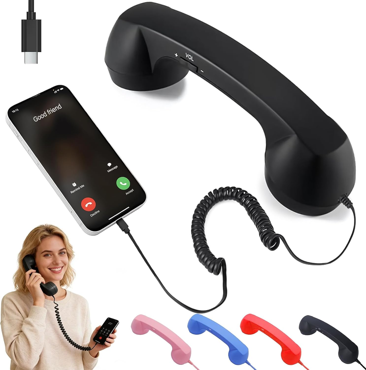 Retro Handset for Mobile Phone - Retro Handset Phone recension och pris