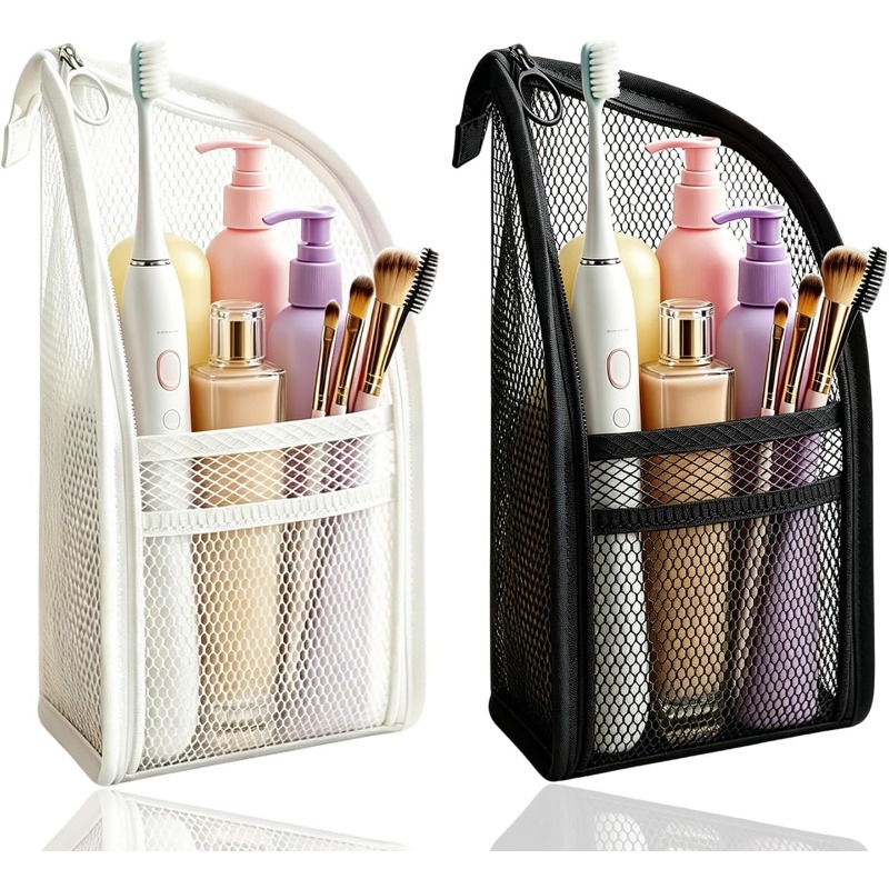 Mesh Toiletry Bag Breathable Q - Phone Accessories For Travel recension och pris