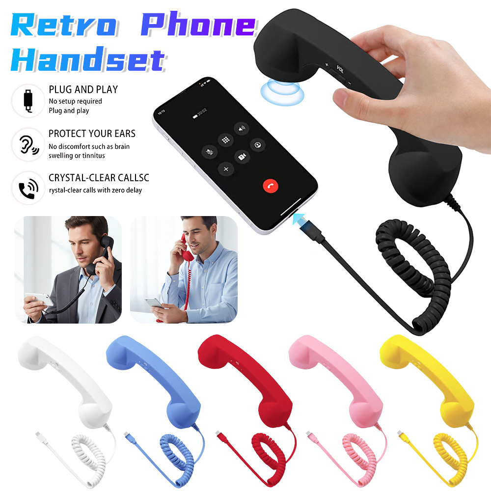 Type C Universal Retro Telepho - Retro Handset Phone recension och pris