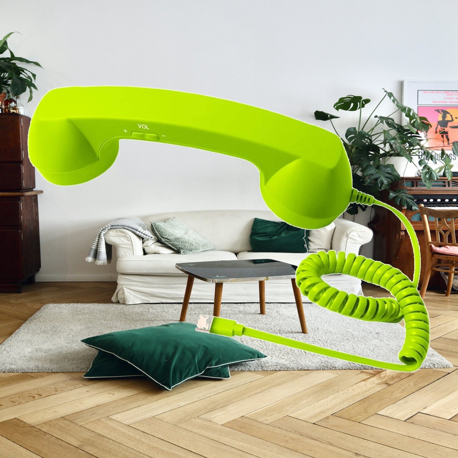 Retro Cell Phone Handset Plast - Retro Handset Phone recension och pris