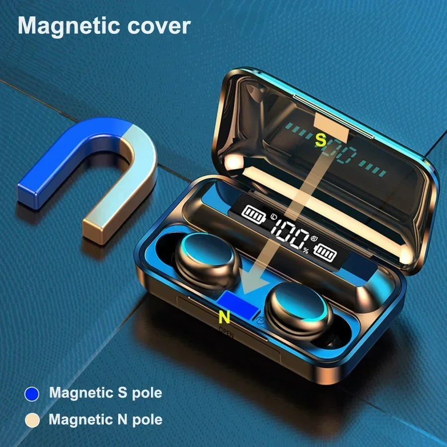 2026New F9 TWS wireless headph - Bluetooth Earphone Tws recension och pris