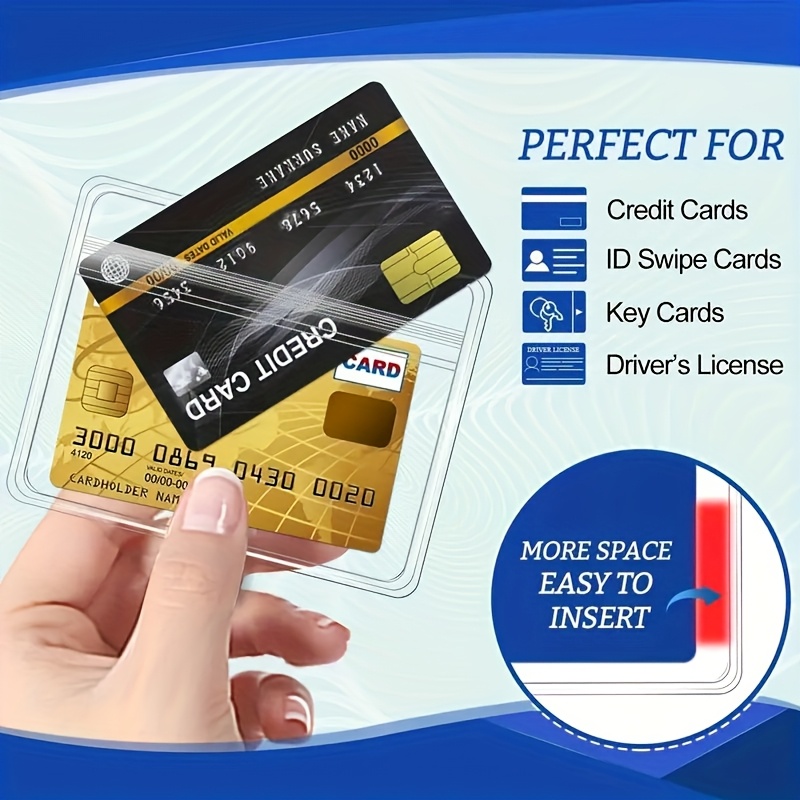 10 sets Transparent PVC ID Car - Phone Accessories For Travel recension och pris