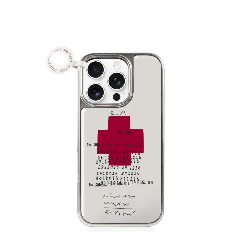 Ins Retro Red Cross Phone Case - Retro Handset Phone recension och pris