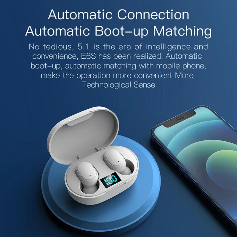 2026Hot-selling TWS E6S Fone B - Bluetooth Earphone Tws recension och pris