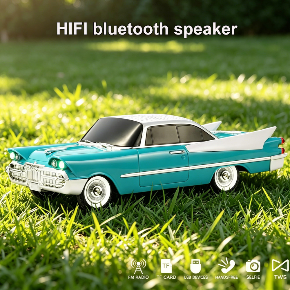 Retro Classic Car Model Blueto - Retro Handset Phone recension och pris