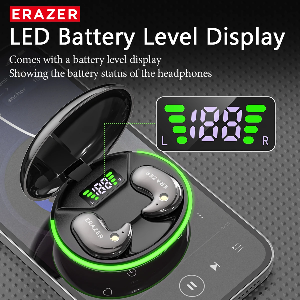 EARZER XF58 In-Ear Bluetooth H - Bluetooth Earphone Tws recension och pris