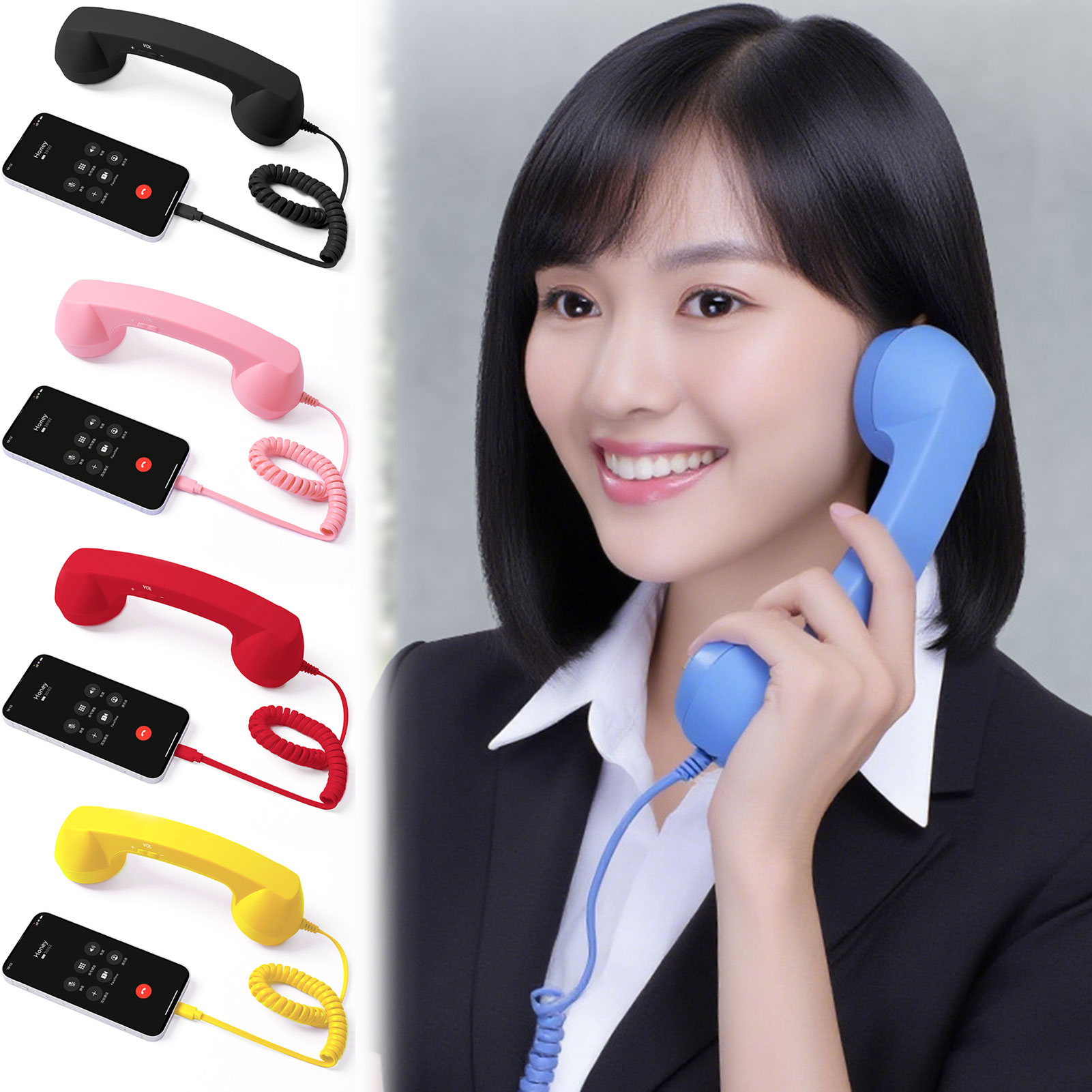 Retro Type C Telephones Handse - Retro Handset Phone recension och pris