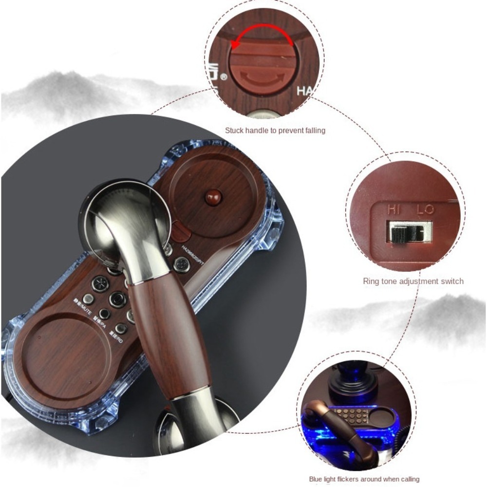 NEW Wall Mounted Wired Telepho - Retro Handset Phone recension och pris