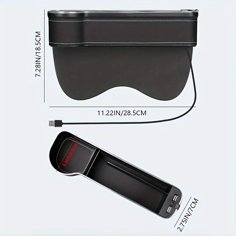 2-In-1 Car Seat Gap Organizer  - Phone Accessories Organizer recension och pris