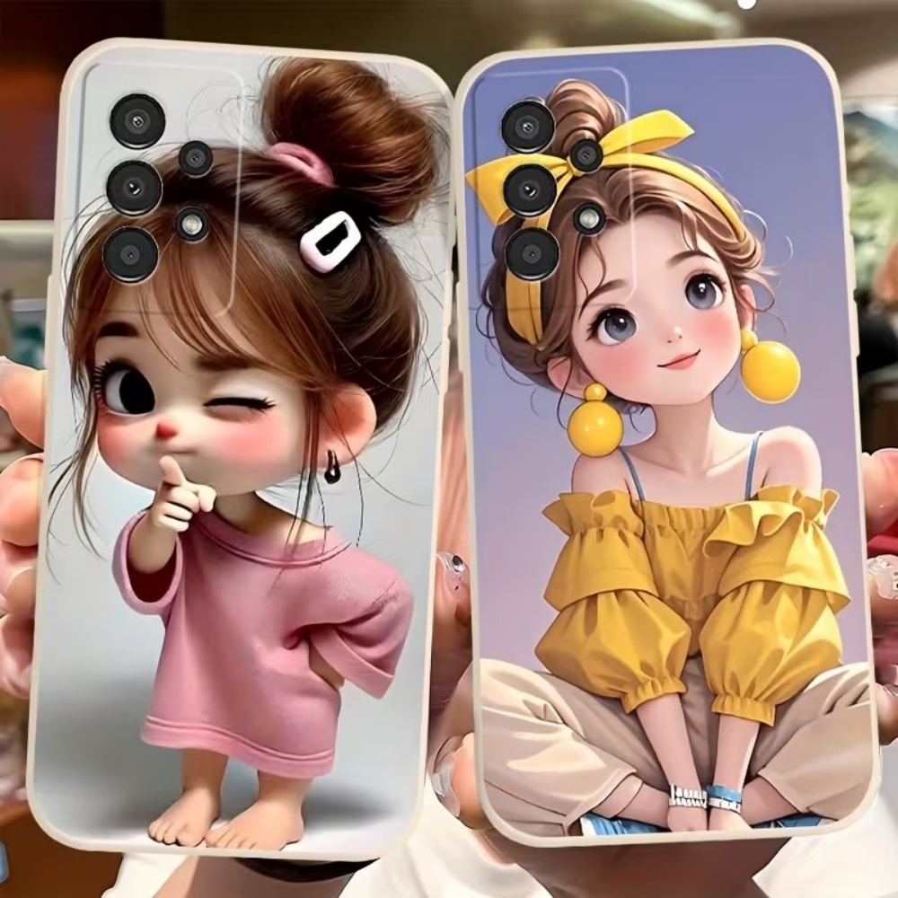 Cute Cartoon Girl Pattern Desi - Samsung Galaxy S24 recension och pris