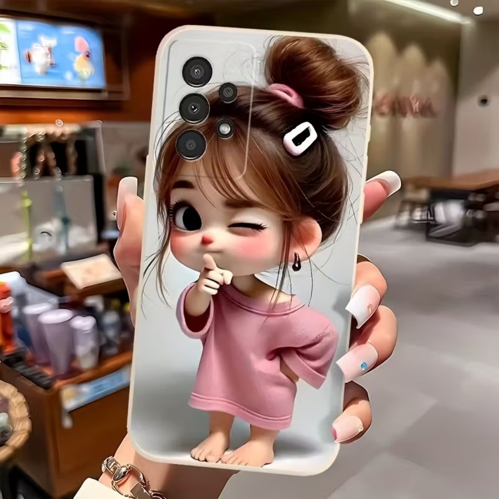 Cute Cartoon Girl Pattern Desi - Samsung Galaxy S24 recension och pris